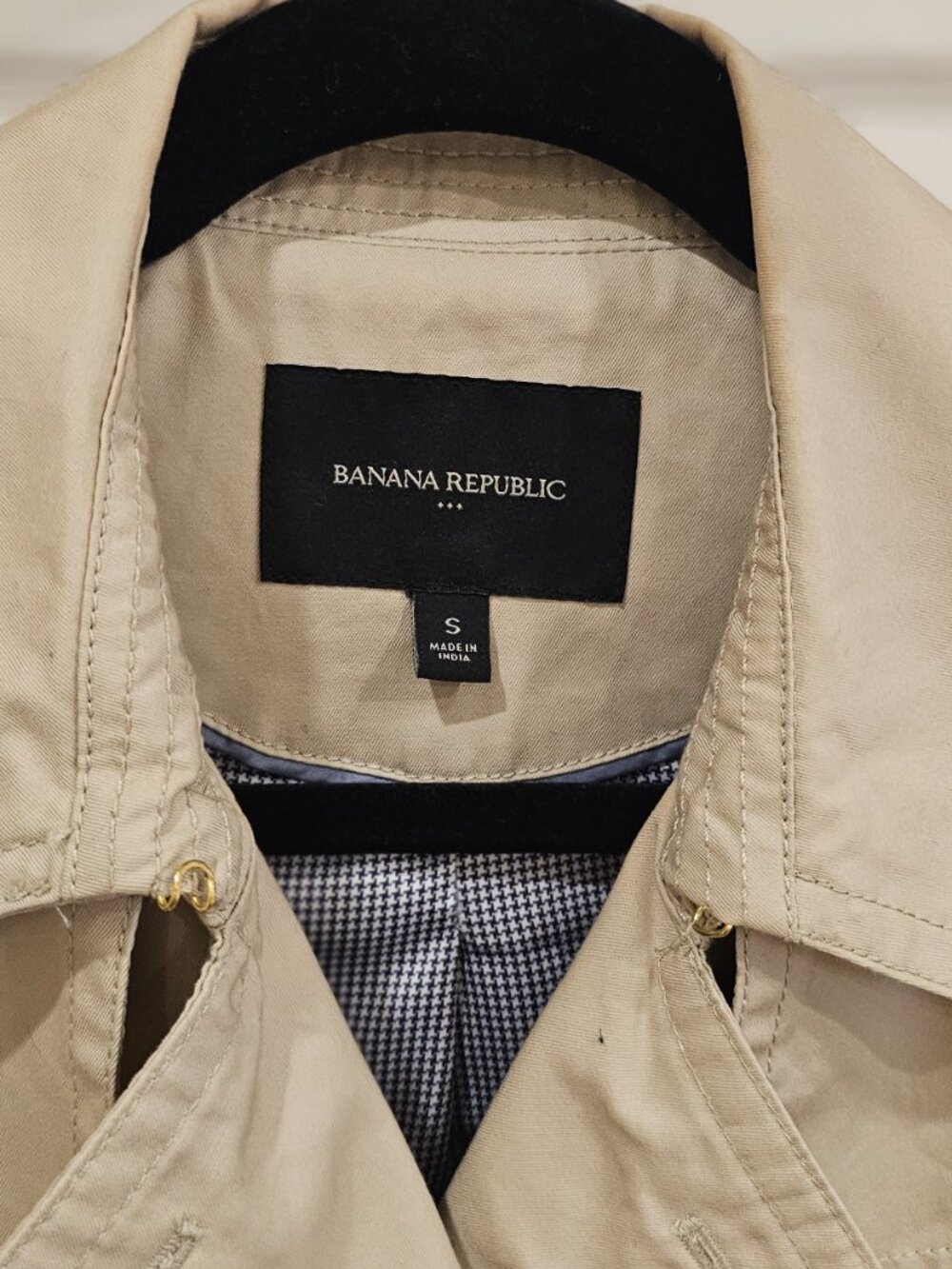 Classic Banana Republic Trench Coat - Khaki - Picture 4 of 6